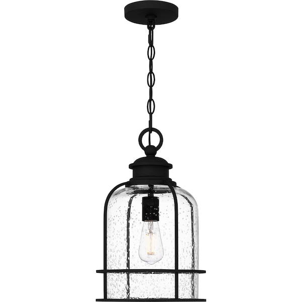 Quoizel Bowles Outdoor Hanging 1 Light Earth Black BWE1910EK - main